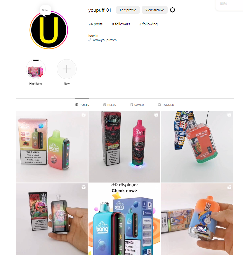 Youpuff instragram