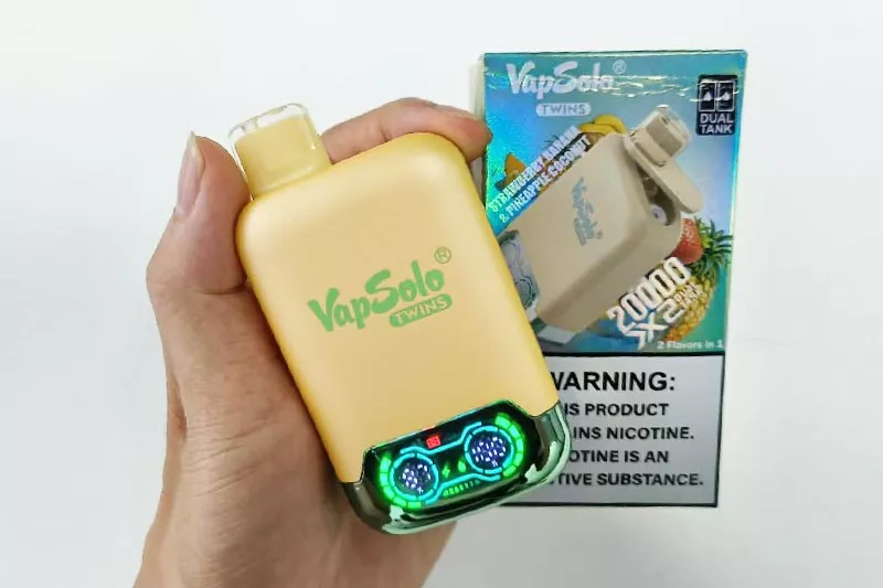 vapsolo twins display 20k puffs