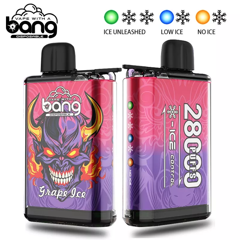 vape with ice control disposable bang 28000 puffs