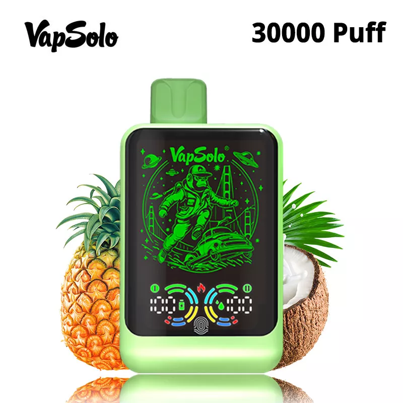 vapsolo galaxy 30000 puffs full screen Pineapple coconut