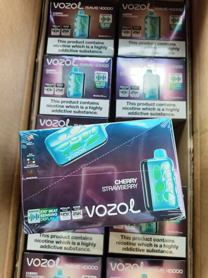 vozol rave 40k puff vape flavor list