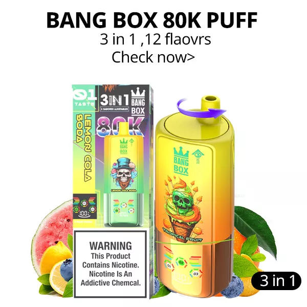 bang box 80k puffs 3 in 1 triple vape 80000 puffs disposable electronic cigarette