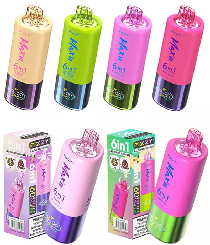 fizzy vape 6 in 1 puff 60000 puffs original electronic cigarette