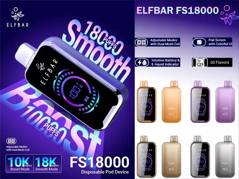 elfbar fs 18000 puffs disposable best flavour