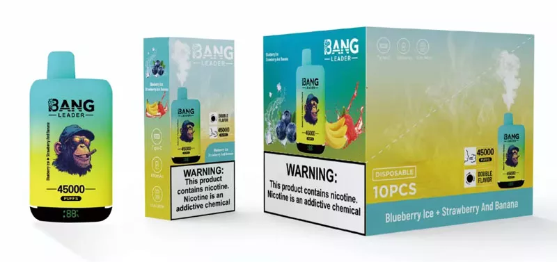 bang leader 45000 puffs dual flavors 18 flavors 45k package