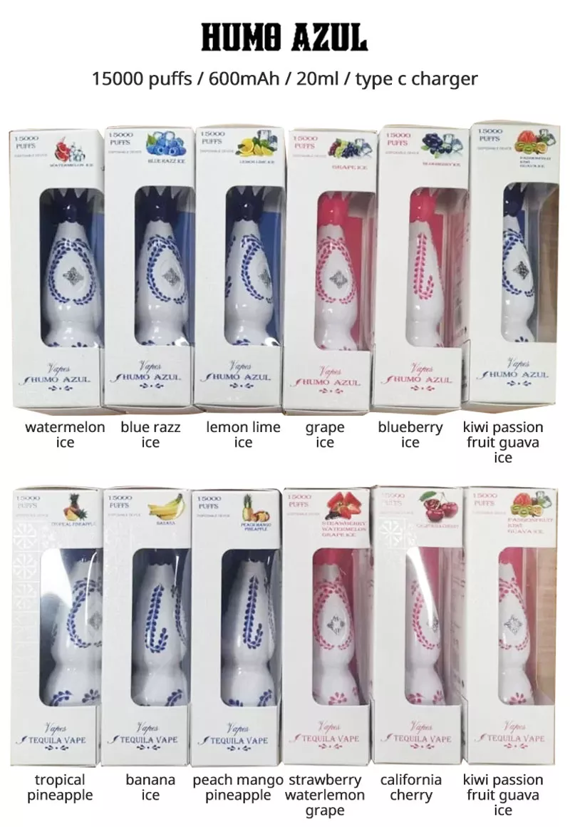 humo azul 15000 puffs 15k puff flavor list