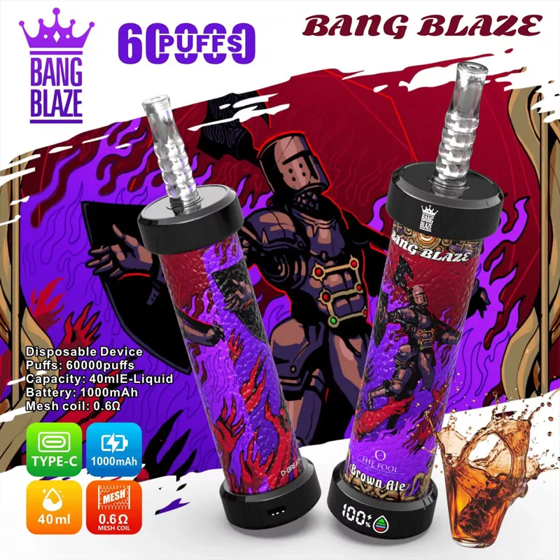 Bang Blaze 60k Puffs Shisha Hookah 60000 Puff vape
