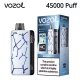 vozol neon 45k puffs blue razz ice