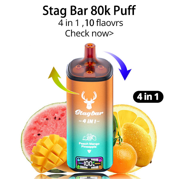 stagbar 4 in 1 vape 80k puffs Spain eu warehouse