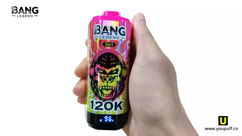 bang legend 120k puffs 5 in 1 vape front side