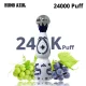 humo azul 24000 puffs 24k puff vape grape ice