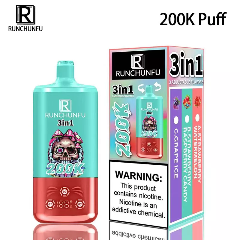 runchunfu 200k puffs 3 in 1 vape Eu warehouse runchunfu 200k puffs 3 in 1 vape Eu warehouse