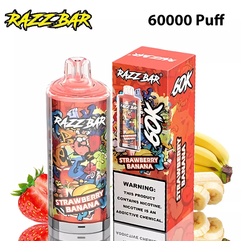 razz bar crystal 60k 60000 puffs vape strawberry banana razz bar crystal 60k 60000 puffs vape strawberry banana