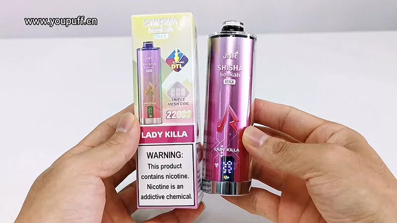 jnr shisha hookah box 22k puff vape
