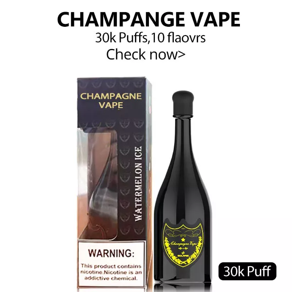 Champagne vape 30k puffs led light 30000 puff