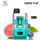 fumot eco 50k puffs 2 in 1vape dual flavors blueberry hubba bubbba watermelon hubba bubbba