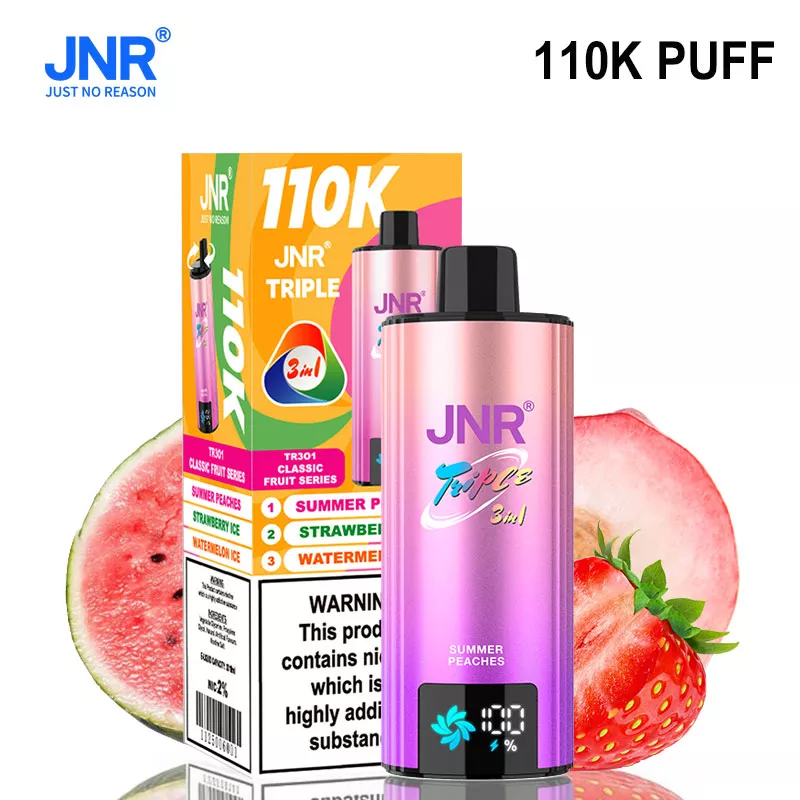 JNR 110K puffs 3 in 1 vape triple flavors JNR 110K puffs 3 in 1 vape triple flavors
