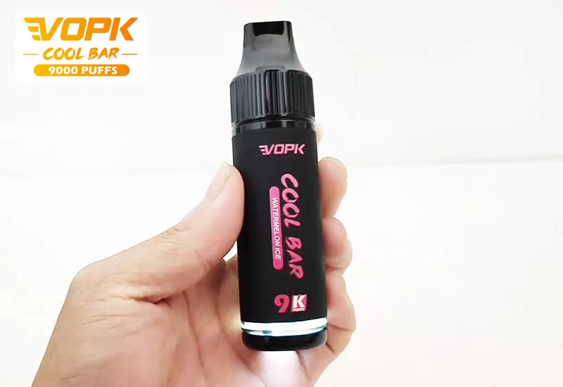 vopk cool bar 9k puffs RGB light original vape manufacturer