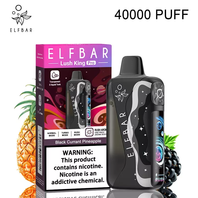 eflbar lush king pro 40k puffs flavor list