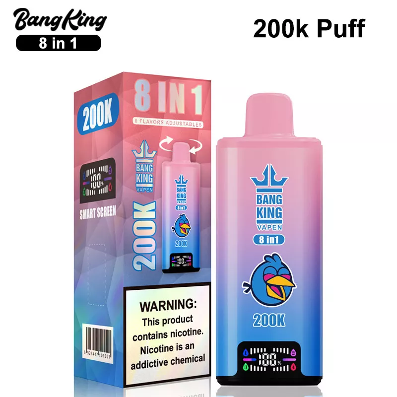 bang king 200k puffs 8 in 1 vape wholesale price