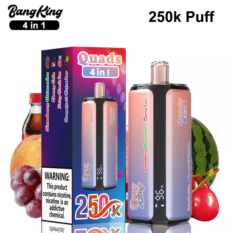 bang king quads 250k puffs 4 in 1 vape vapsolo bang king quads 250k puffs 4 in 1 vape vapsolo