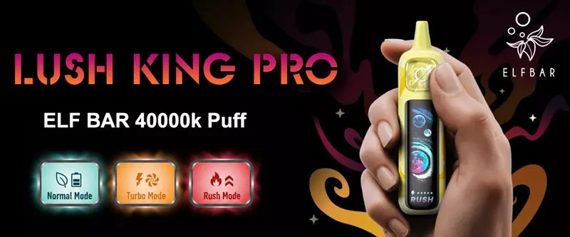 eflbar lush king pro 40k puffs 3 power modes