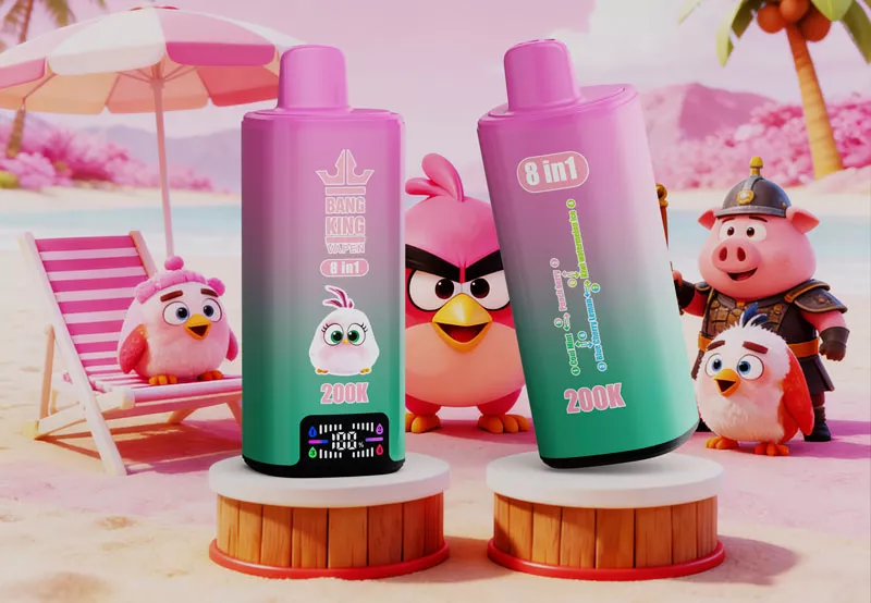 bang king 200k puffs 8 in 1 vapes digital display